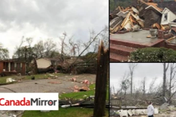 அமெரிக்காவில் சக்தி வாய்ந்த புயல்; இருளில் மூழ்கிய வீடுகள்; ஐவர் உயிரிழப்பு