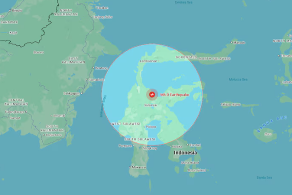 இந்தோனேசியாவில் சக்திவாய்ந்த நிலநடுக்கம் | Magnitude 6 Earthquake Strikes Indonesia