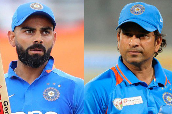 கிரிக்கெட் வரலாற்றில் புதிய சாதனை படைத்த விராட் கோலி! | Virat Kohli Century Target Sachin Odi Record India