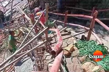 යුද හමුදා භටපිරිස් නායගිය මහගිරිදඹේ පඩිපෙළ ප්‍රතිසංස්කරණය කරයි