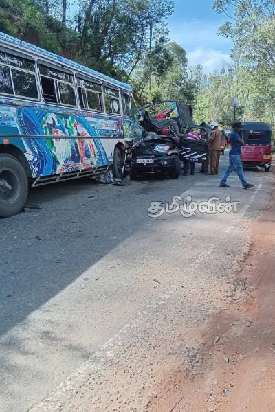 நுவரெலியாவில் கோர விபத்து : நேருக்கு நேர் மோதிய இரு வாகனங்கள் | Fatal Accident In Nuwara Eliya Two Vehicles