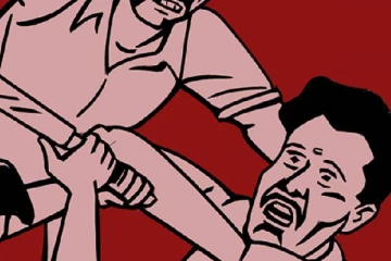 அரசுபள்ளி ஆசிரியர் சொத்து தகராறு : 3 மாணவர்களுக்கு அரிவாள் வெட்டு