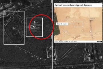 ஈரானின் மீதான இஸ்ரேலின் தாக்குதல் தொடர்பாக வெளியான அதிர்ச்சிப் படங்கள்