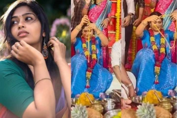 எதனால் இந்த விபரீத முடிவு...தனக்கு தானே தாலிகட்டி கொண்ட விஜய் டிவி நடிகை..!!