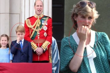 பிரித்தானிய குட்டி இளவரசர் ஜோர்ஜுக்கு பாட்டி இளவரசி டயானாவிடமிருந்து தொற்றிய ஒரு கெட்ட பழக்கம்! புகைப்படங்கள்