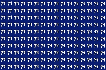 Optical illusion: ஒரே மாதிரியாக தென்படும் இப்படத்தில் இரண்டு வித்தியாச இலக்கம் எங்கே?