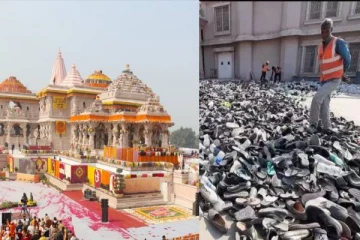 அயோத்தி ராமர் கோவிலில் காலணிகளை விட்டு செல்லும் லட்சக்கணக்கான பக்தர்கள் - இப்படி ஒரு காரணமா?