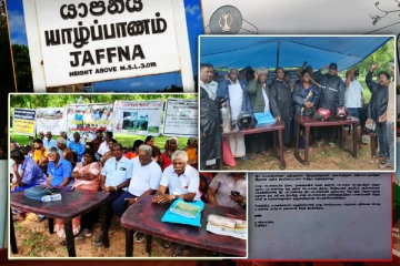 யுத்தம் முடிந்து 17 ஆண்டுகளாக தொடரும் துயரம்: யாழில் நிலங்களை மீட்க கோரி போராட்டம்