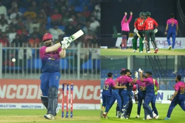 206 ரன் சேஸ் செய்து வங்காளதேசத்திற்கு மரணஅடி! ருத்ர தாண்டவமாடிய அமீரக கேப்டன்