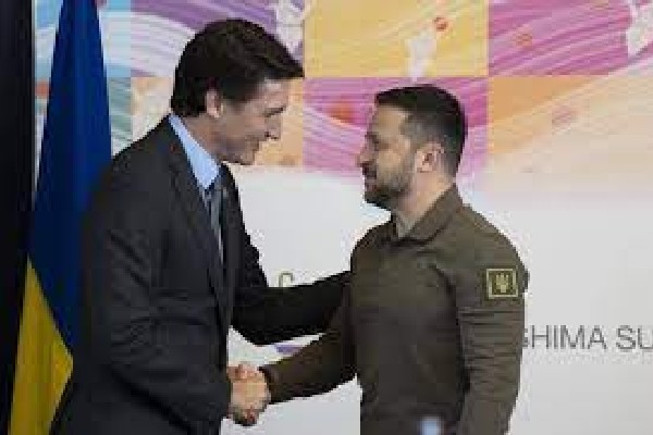 உக்ரைன் – கனடிய தலைவர்களுக்கு இடையில் சந்திப்பு | G7 Summit Zelenskyy Trudeau