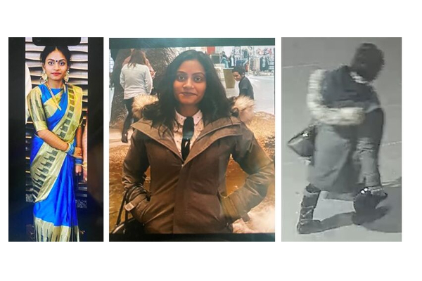 கனடாவில் காணாமல் போன இளம் தமிழ் யுவதி! பொதுமக்களின் உதவியை நாடும் பொலிஸார் | Canada Young Woman Missing Toronto Police கனடாவில் காணாமல் போன இளம் தமிழ் யுவதி! பொதுமக்களின் உதவியை நாடும் பொலிஸார் | Canada Young Woman Missing Toronto Police