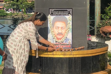 படுகொலை செய்யப்பட்ட ஊடகவியலாளர் சுகிர்தராஜனின் 18ஆவது ஆண்டு நினைவேந்தல்