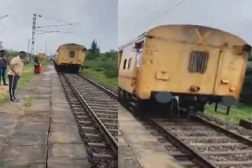 பின்னோக்கி இயக்கப்பட்ட பயணிகள் ரயில்.., ஓட்டுநர்கள் மீது நடவடிக்கை