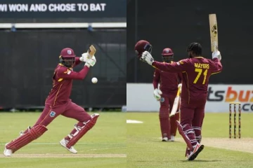 ஒரே போட்டியில் தங்கள் முதல் சதத்தை பதிவு செய்த மே.தீவுகள் அணி வீரர்கள்!