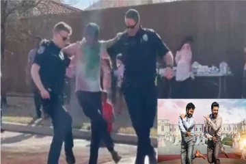 அமெரிக்க பொலிசார் நாட்டு நாட்டுக்கு நடனமாடும் வீடியோ! இணையத்தில் வைரல்