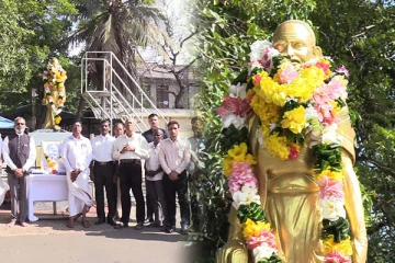 யாழில் இடம்பெற்ற மகாத்மா காந்தியின் 77ஆவது சிரார்த்த தின நிகழ்வு