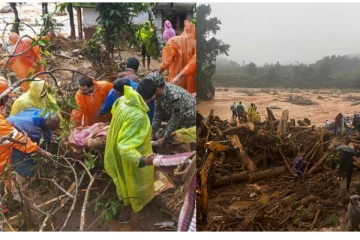 கேரளா நிலச்சரிவில் உயிரிழந்தோர் எண்ணிக்கை 122 ஆக அதிகரிப்பு ; மீட்பு பணிகள் தீவிரம்