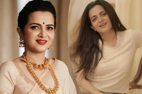 ட்ரெண்டிங் சேலையில் அசத்தும் தொகுப்பாளி டிடி! வைரலாகும் காணொளி | Ddneelakandan In Skin Color Saree Video Goes Viral