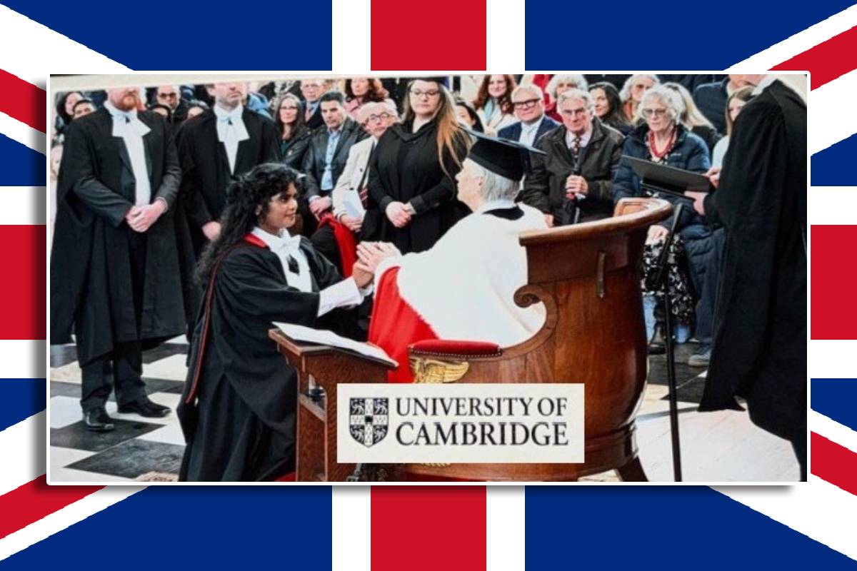 கேம்பிரிட்ஜ் பல்கலைக்கழகத்தின் விரிவுரையாளராகி ஈழத்தமிழ்ப் பெண் சாதனை | Sl Tamil Woman Becomes Lecturer At Cambridge Unive