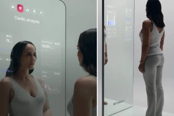 மனித உடலை 360-டிகிரி ஸ்கேன் செய்யும் “Omnia” AI உடல் ஆரோக்கிய கண்ணாடி! CES 2025-ல் அறிமுகம்