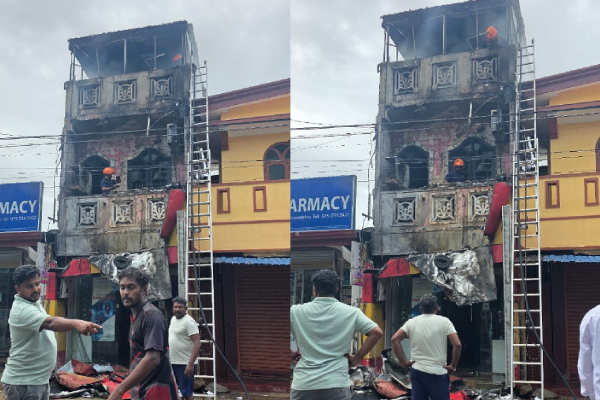 திருகோணமலையில் எரிந்து நாசமான கண் பரிசோதனை நிலையம் | Eye Examination Center Trincomalee Caught Fire திருகோணமலையில் எரிந்து நாசமான கண் பரிசோதனை நிலையம் | Eye Examination Center Trincomalee Caught Fire