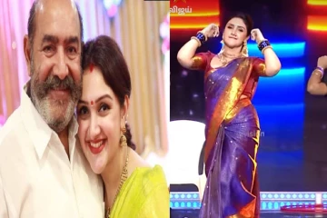 39 வயதிலும் குறையாத எனர்ஜி! தனுஷ்பட பாடலுக்கு குத்தாட்டம் போட்ட ஸ்ரீதேவி விஜயகுமார் !