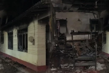 தென்னிலங்கையில் வீட்டுக்குள் புகுந்த கும்பலால் தீ வைப்பு - உயிர் தப்பிய குடும்பத்தவர்கள்