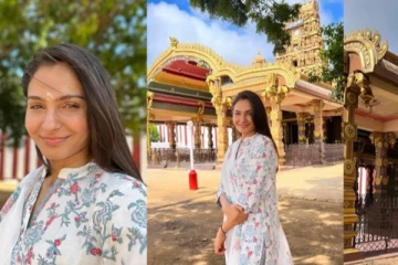 இலங்கை நல்லூர் கந்தனை தரிசித்த நடிகை ஆண்ட்ரியா: வைரலாகும் புகைப்படங்கள்