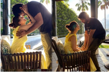 முகத்தோடு முகம் வைத்து பயங்கர ரொமான்ஸ்! ஹனிமூன் புகைப்படத்தை வெளியிட்ட நயன்தாரா