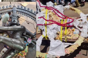 உலகின் மிகப்பெரிய நடராஜர் சிலை ஜி20 மாநாட்டின் வரவேற்புத் திடலில்