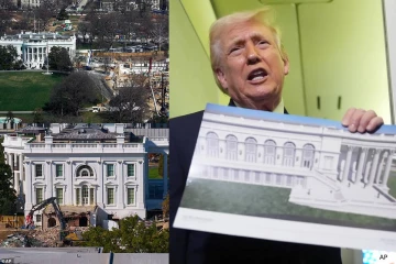 வெள்ளை மாளிகையில் இரகசிய இராணுவப் பதுங்குக்குழி: கட்டப்படுவதை வெளிப்படுத்திய ட்ரம்ப்