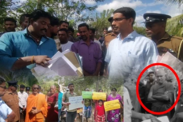 "இது சிங்கள மக்களின் மயானம்" பிக்குகள் தலைமையில் சூரையாடப்படும் தமிழர்களின் நிலங்கள் (படங்கள்)