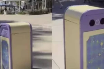 இப்படி ஒரு குப்பைத் தொட்டியா? இணையத்தை கலக்கும் வீடியோ