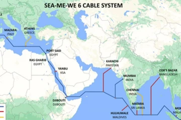 கடலுக்கு அடியிலான Sea-Me-We 6 திட்டத்திலிருந்து இரண்டு சீன நிறுவனங்கள் விலகல்