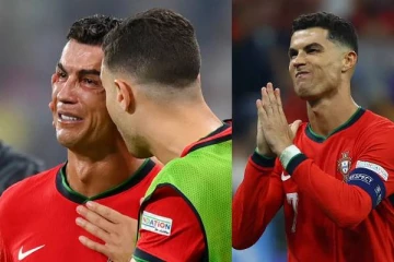 யூரோ கிண்ணம்... பெனால்டி கோல்: கண்ணீர் விட்டு கதறிய ரொனால்டோ