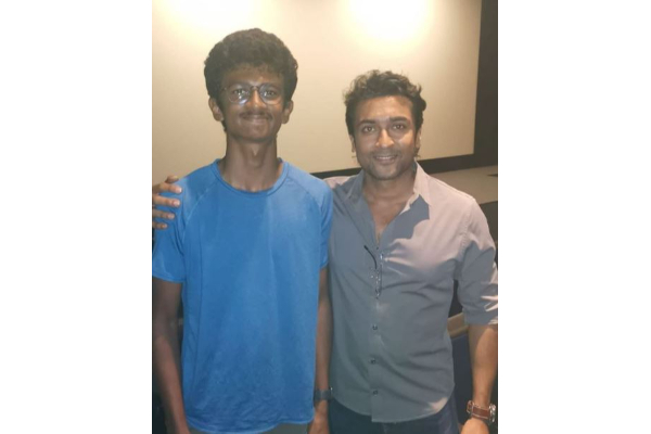 சூர்யாவுடன், உதயநிதி ஸ்டாலின் மகன் இன்பா எடுத்த இந்த புகைப்படத்தை பார்த்தீர்களா?- லேட்டஸ்ட் க்ளிக் | Inba Udahayanidhi With Suriya Latest