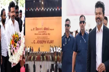 இன்னும் சற்று நேரத்தில் முதலமைச்சர் பதவியேற்கவுள்ள விஜய்.. LIVE