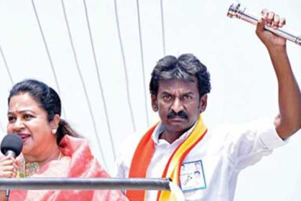 ‘‘ஊழலின் மையப்புள்ளி கோபாலபுரம்தான்’’ : திமுகவை குறிவைக்கும் ராதிகா | Gopalapuram Epicenter Corruption Radhika Dmk