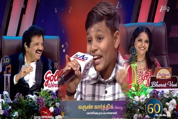 சரிகமப லிட்டில் சாம்ஸ்: காந்த குரலில் அரங்கத்தையே மெய்சிலிர்க்க வைத்த சிறுவன்! | Saregamapa Lil Champs Season5 This Week Promo சரிகமப லிட்டில் சாம்ஸ்: காந்த குரலில் அரங்கத்தையே மெய்சிலிர்க்க வைத்த சிறுவன்! | Saregamapa Lil Champs Season5 This Week Promo