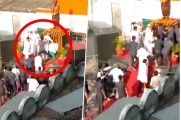 முதலமைச்சரை தாக்கிய இளைஞன்! வைரலாகும் வீடியோ