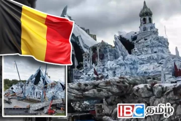 வெளிநாடொன்றின் இசை நிகழ்ச்சி மேடையில் பாரிய தீ விபத்து!