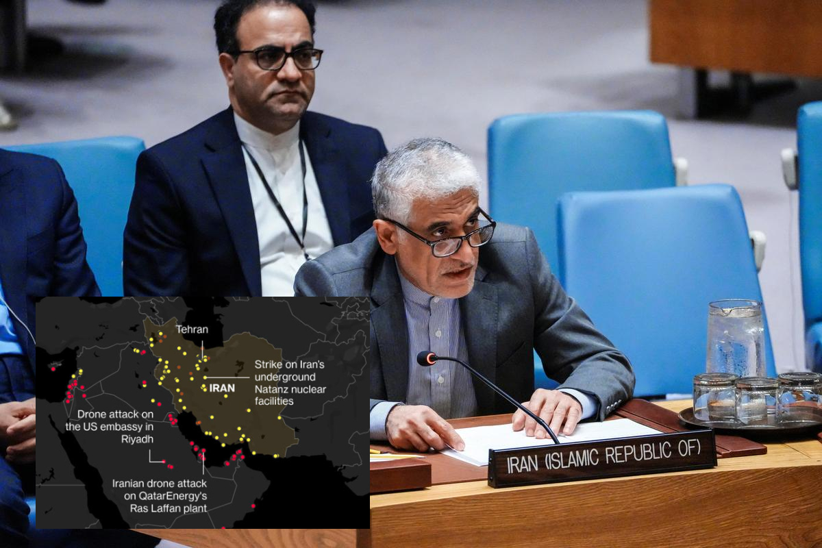 ஈரானின் தாக்குதல்களைக் கண்டித்து ஐ.நா. பாதுகாப்பு கூட்டத்தில் தீர்மானம்! அமைதி காத்த சீனா - ரஷ்யா | Un Resolution Condemns Irans Gulf Attacks