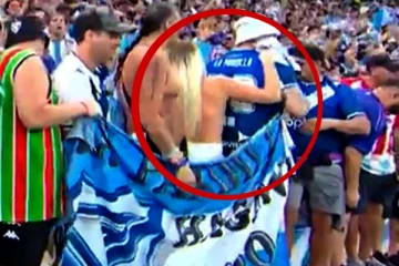 மேலாடையை கழற்றி கவர்ச்சி ஆட்டம்., உலகக்கோப்பை இறுதிப்போட்டியில் அர்ஜென்டினா ரசிகை., கைது செய்யப்படுவாரா?