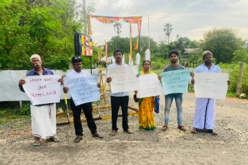 ஓராண்டு கடந்தும் தொடரும் தையிட்டி சட்ட விரோத விகாரைக்கு எதிரான போராட்டம்