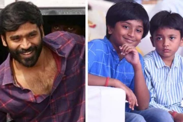நடுக்கடலில் மகன்களுடன் தனுஷ்: சிறுவர்களாக இருந்தவங்க எப்படி ஸ்டைலா மாறிட்டாங்கனு பாருங்க