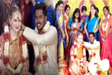 போலந்து பெண்ணுக்கும் புதுக்கோட்டை பையனுக்கும் டும்..டும் - தமிழ் பாரம்பரிய முறையில் திருமணம் !