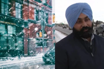 பனிப்புயலை பொருட்படுத்தாமல் பிரசவ வலியால் துடித்த கனேடிய பெண்ணுக்கு இந்திய சாரதி செய்த உதவி