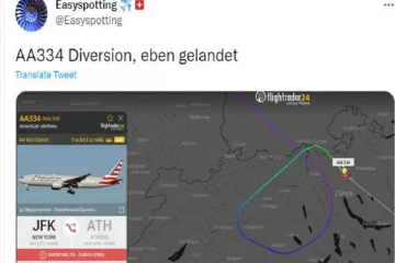 அமெரிக்கா நோக்கி சென்றுகொண்டிருந்த விமானம் திடீரென சுவிட்சர்லாந்தில் தரையிறக்கம்: பின்னணி