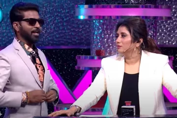 கடுப்பா நின்ற பிரியங்காவை குபீர்னு சிரிக்க வைத்த மா.கா.பா...என்ன செய்தார்  தெரியுமா?