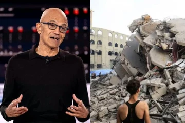 பாலஸ்தீன மக்களைக் கொல்லும் மைக்ரோசாப்ட்... பகிரங்கக் குற்றச்சாட்டுக்கு பதிலளிக்க மறுத்த சத்யா நாதெல்லா